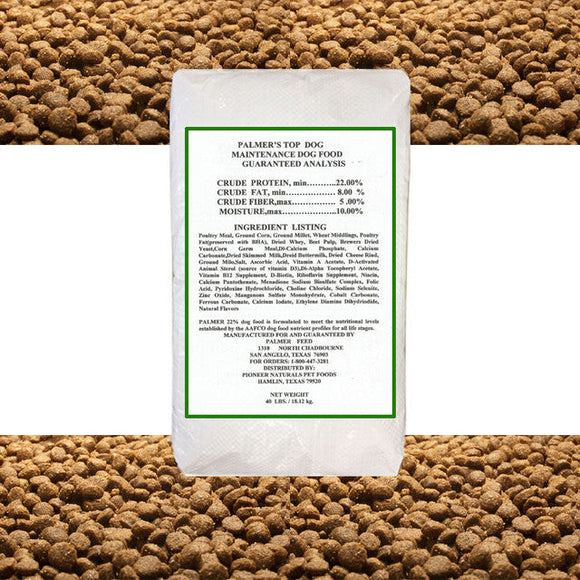 Palmer Feed Top Dog 21/8 (Green Bag)