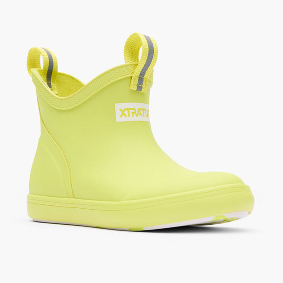 XtraTuf Little Kids Ankle Deck Boot Yellow